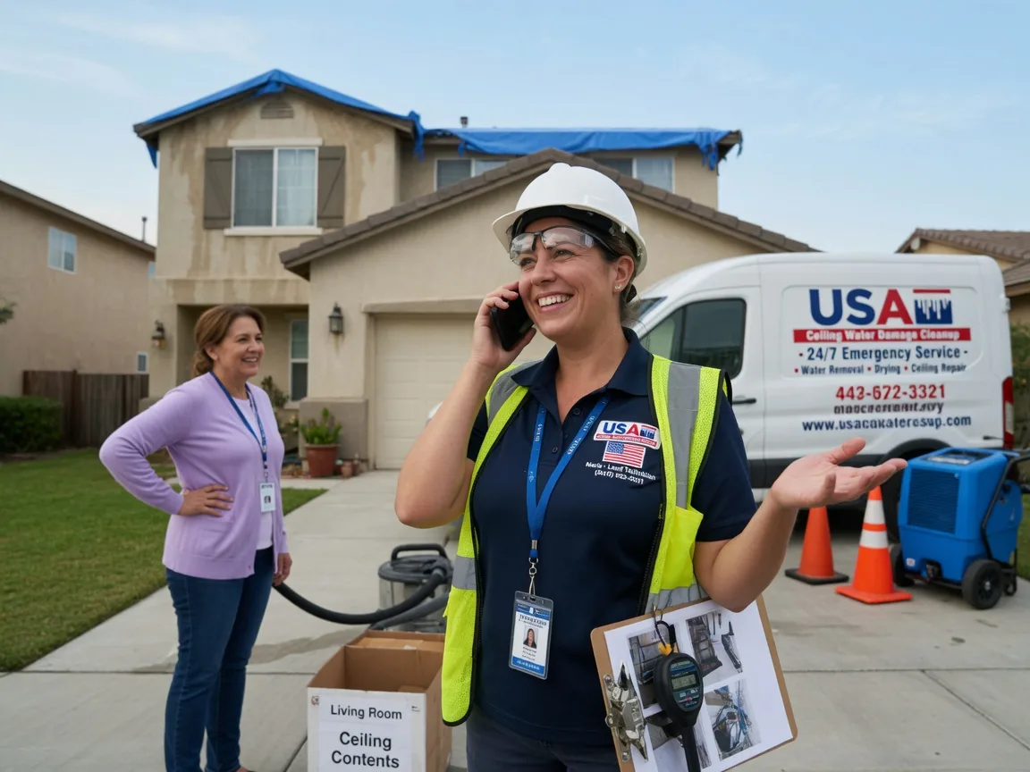 Ceiling Water Damage Restoration Ennis, TX FAQs